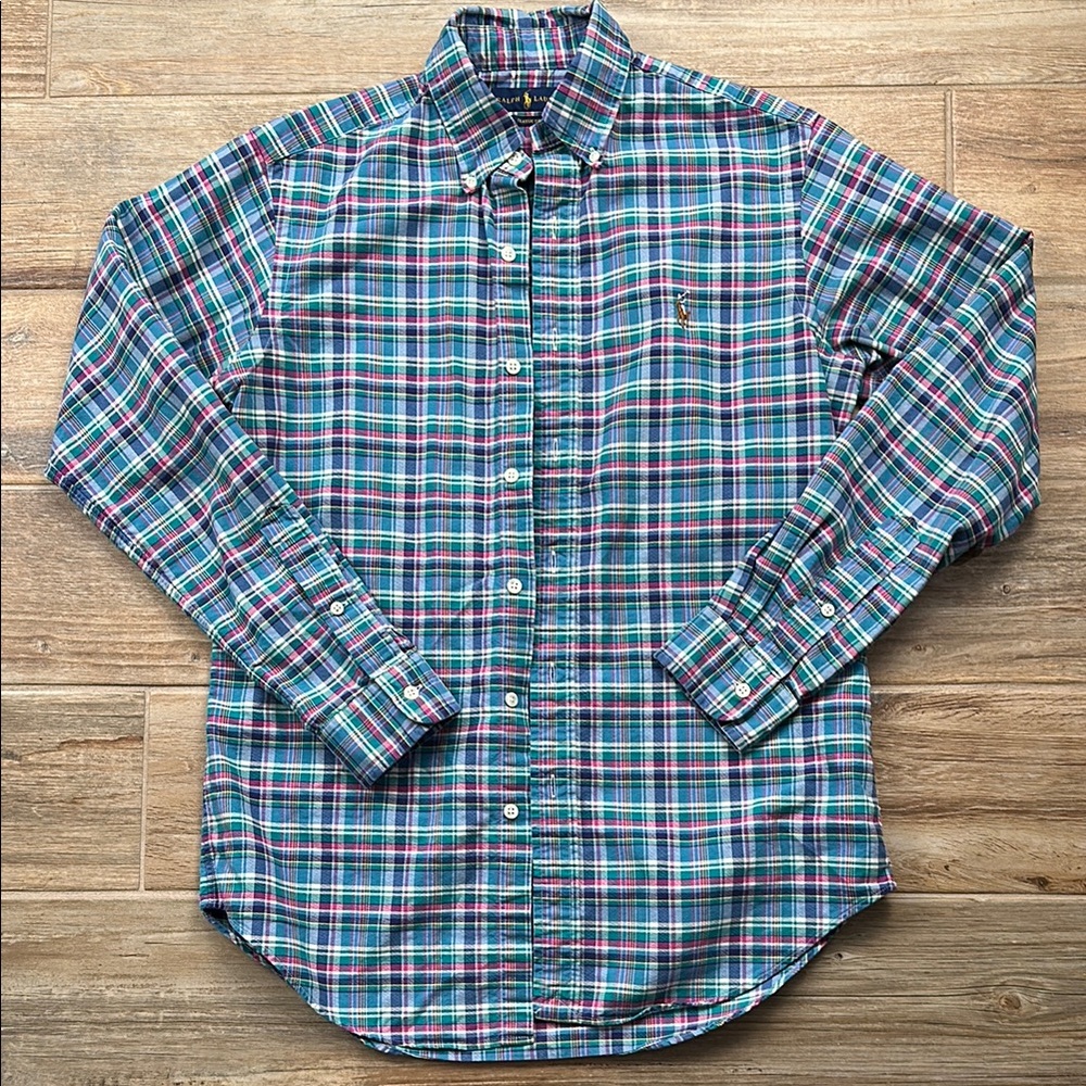 Polo by Ralph Lauren Men's Multicolor Plaid Shirt Size Small